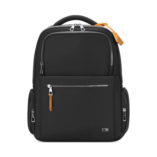 Roncato Woman Biz Business Backpack with 14.1" Laptop Compartment (Nero)