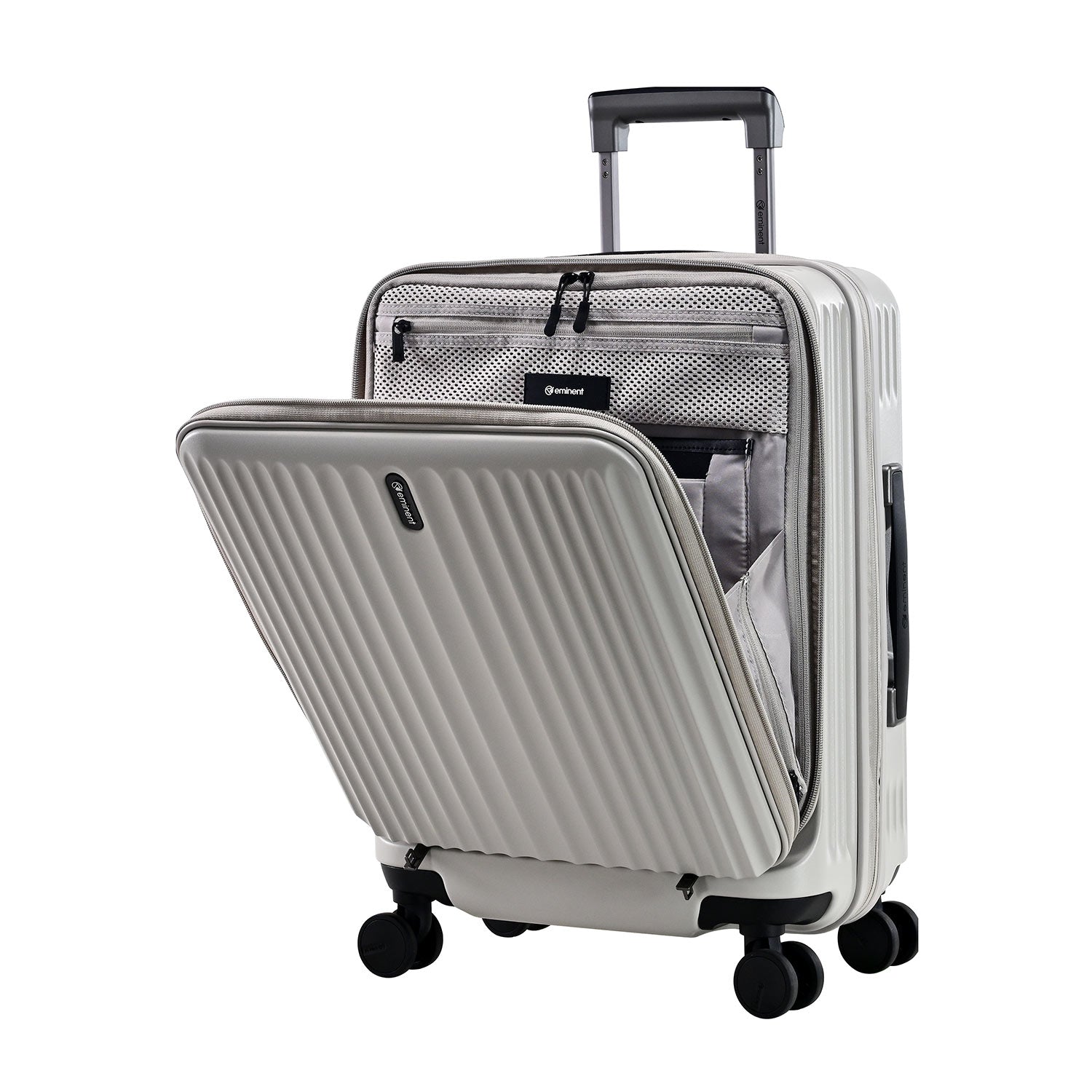 Eminent KK70 Grey, hard-shell cabin  luggage