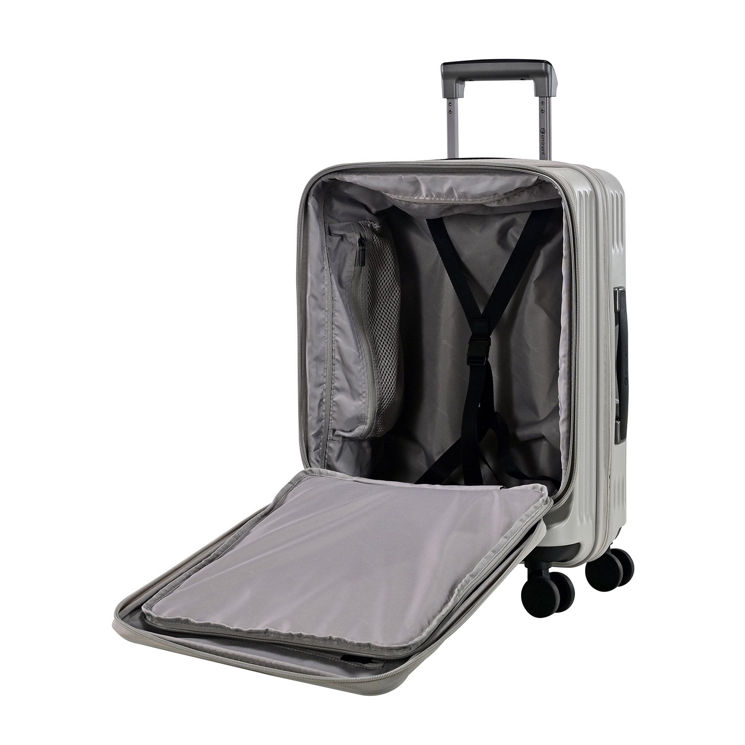 Eminent KK70 Grey, hard-shell cabin  luggage