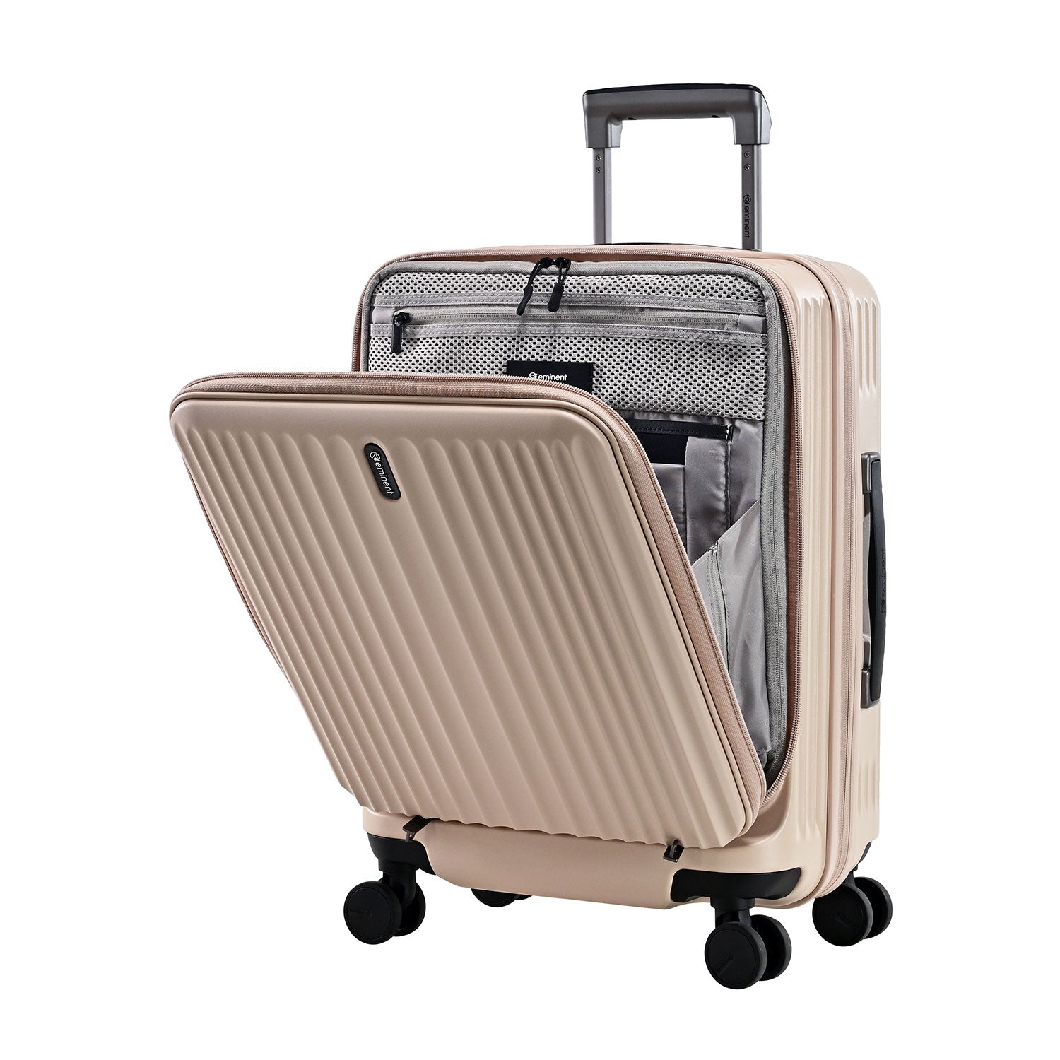 Eminent Alfred KK70 cabin suitcase with front opening