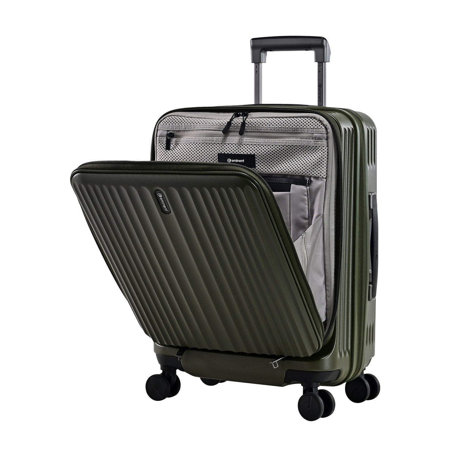 Eminent Alfred KK70 green cabin suitcase