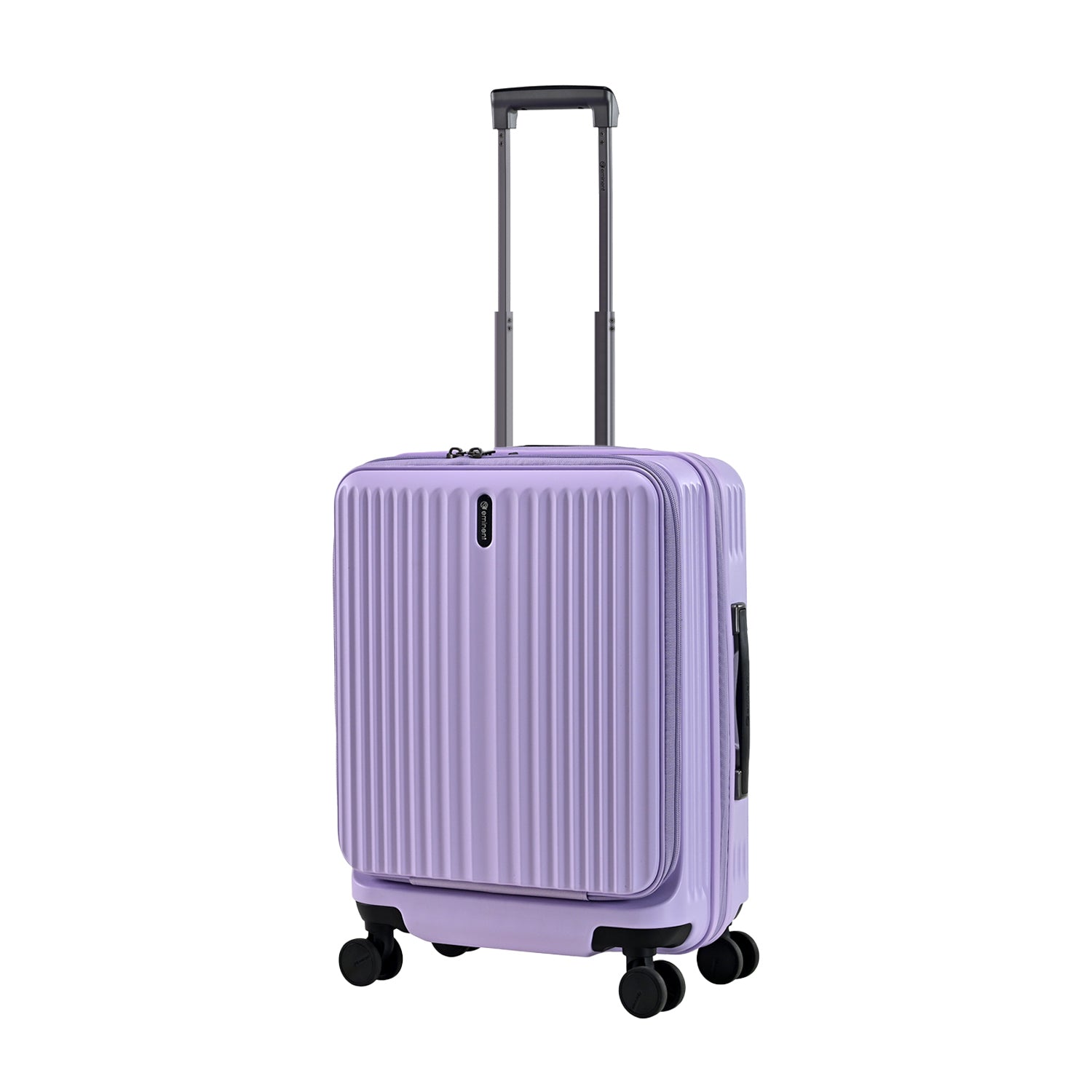 Eminent Alfred KK70 Light Purple cabin suitcase with a front-opening design