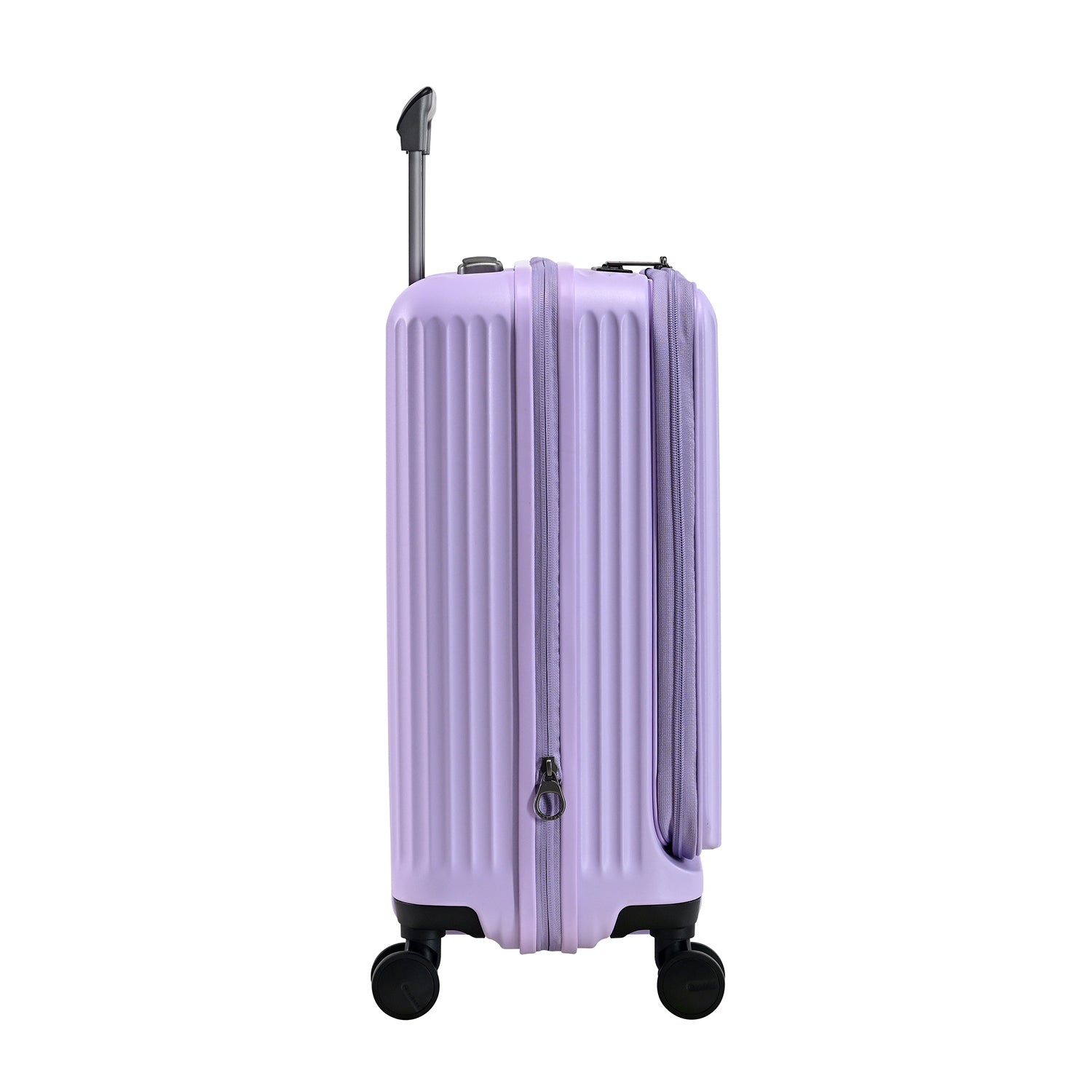 Eminent Alfred KK70 Light Purple cabin suitcase with a front-opening design