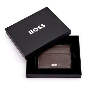 BOSS Classic Smooth Card Holder HLC403Y (Brown)