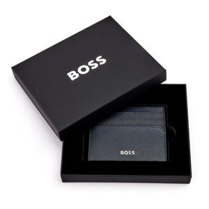 BOSS Classic Grained Card Holder HLC416N (Navy)