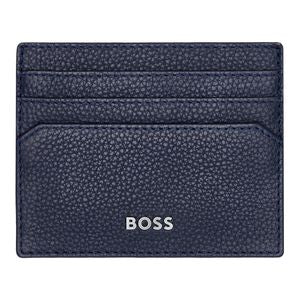 BOSS Classic Grained Card Holder HLC416N (Navy)