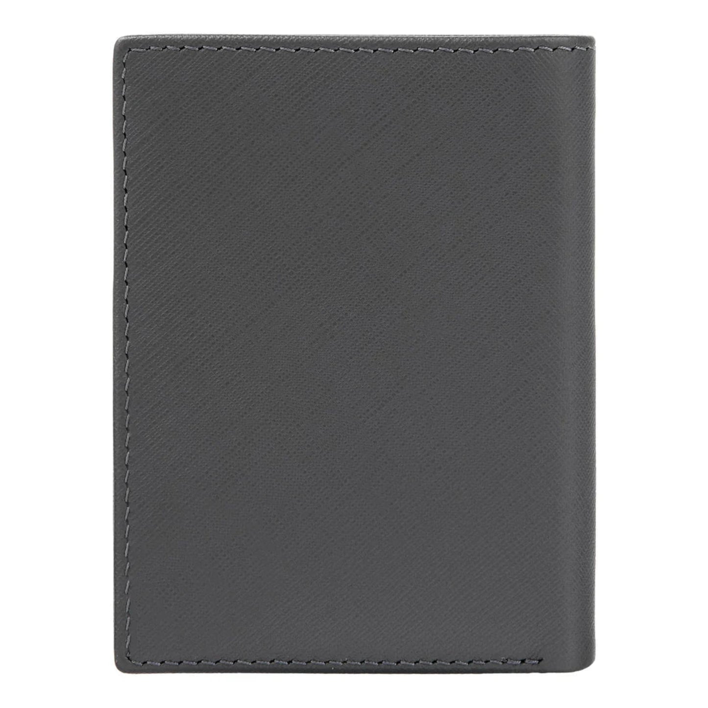 BOSS Double B Saffiano Folding Card Holder