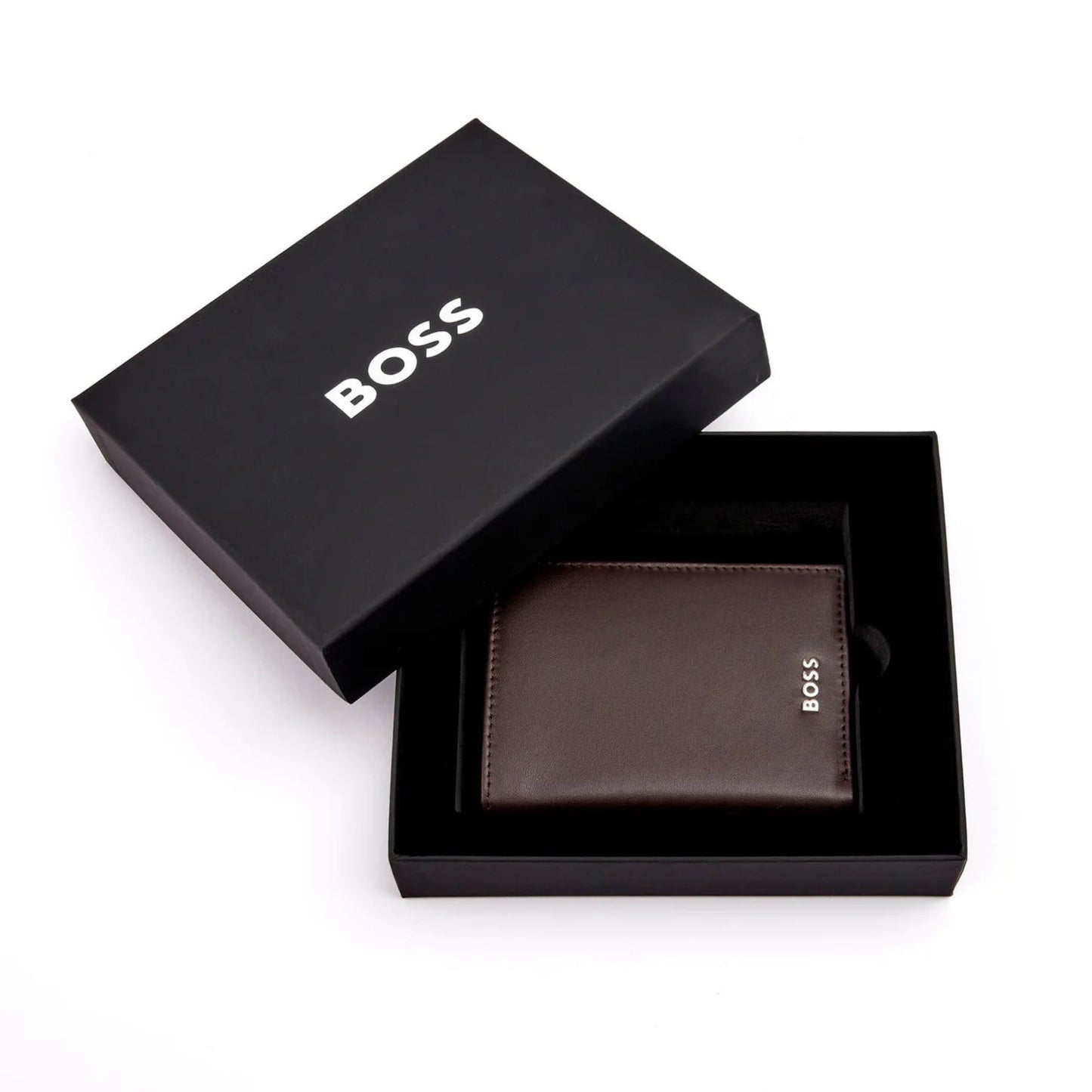 BOSS Trifold Classic Smooth Card Holder
