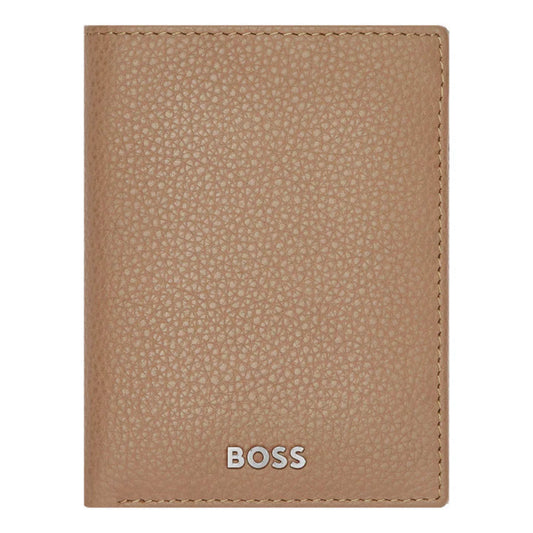 BOSS Trifold Classic Grained Card Holder