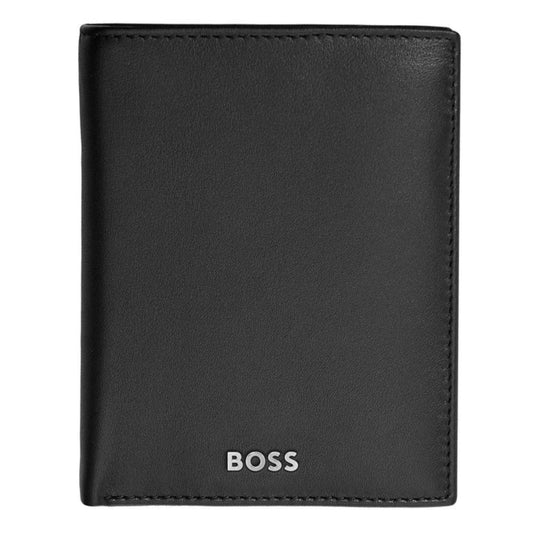 BOSS Classic Smooth Card Holder (with flap and money pocket)