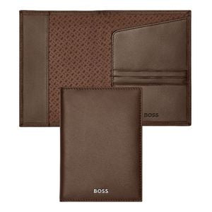 BOSS Classic Smooth Passport Holder HLP403Y (Brown)