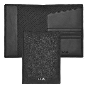 BOSS Classic Grained Passport Holder HLP416A (Black)