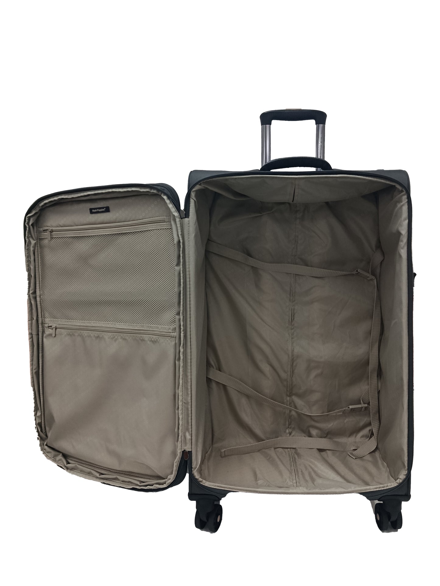 Hush Puppies 69-3149 Montreal Pop lightweight grey 28 inch checked in luggage suitcase