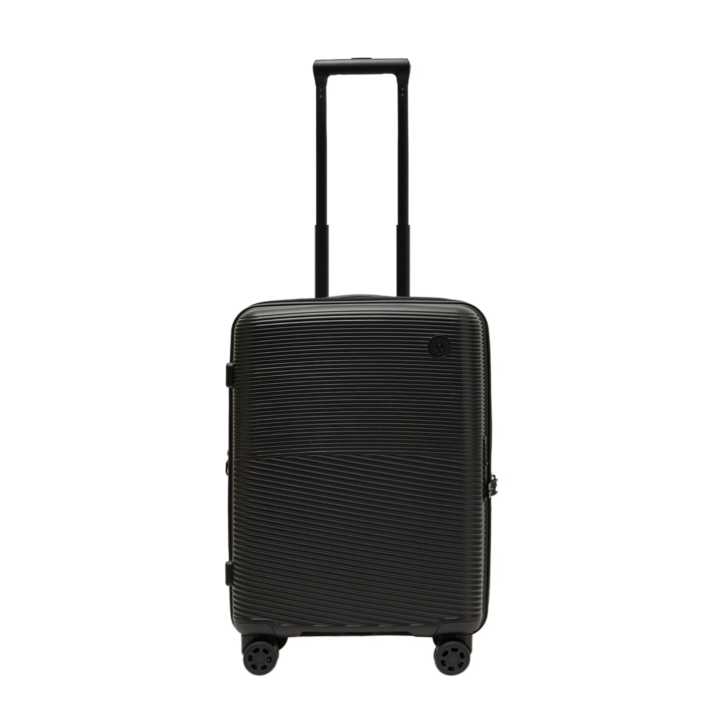 Hush Puppies black 20 inch cabin suitcase, model 69-4036 hardcase luggage