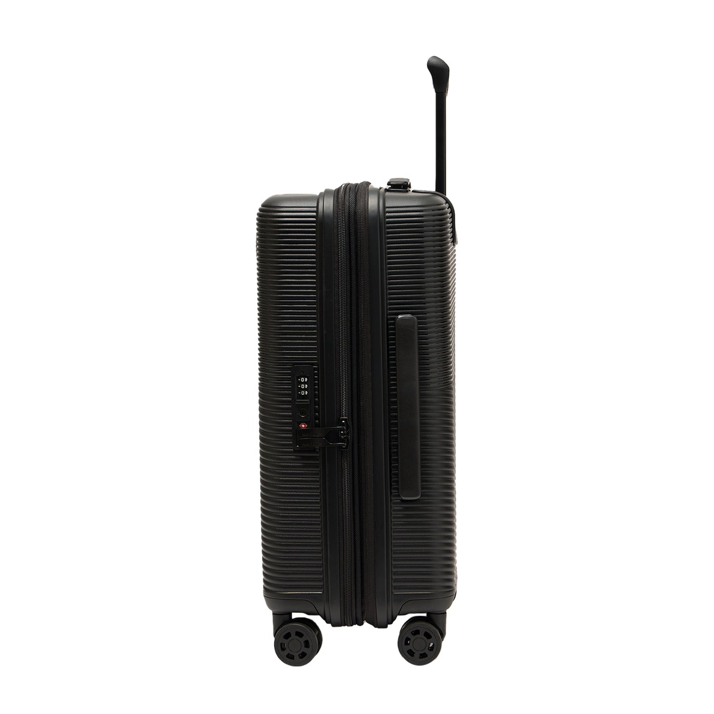 Hush Puppies black 20 inch cabin suitcase, model 69-4036 hardcase luggage