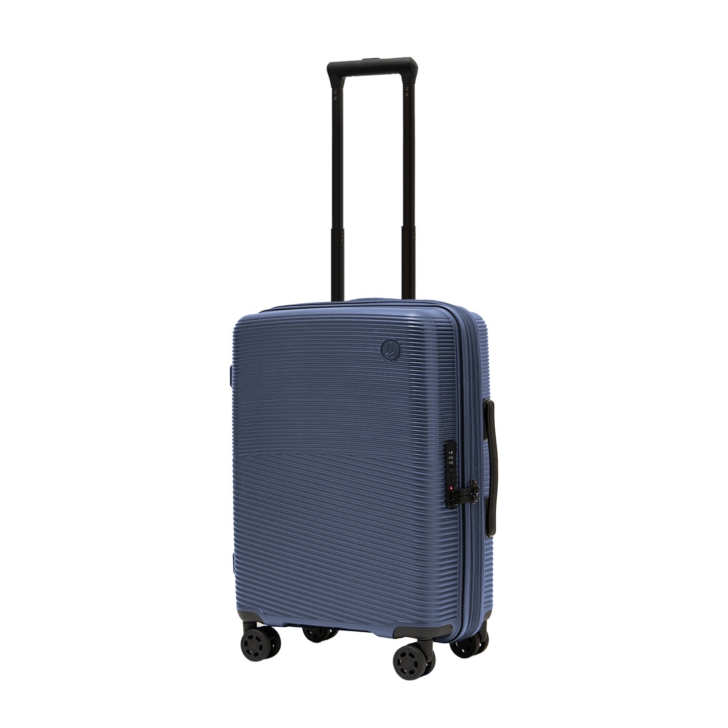 Hush Puppies blue 20 inch cabin suitcase, model 69-4036 hardcase luggage