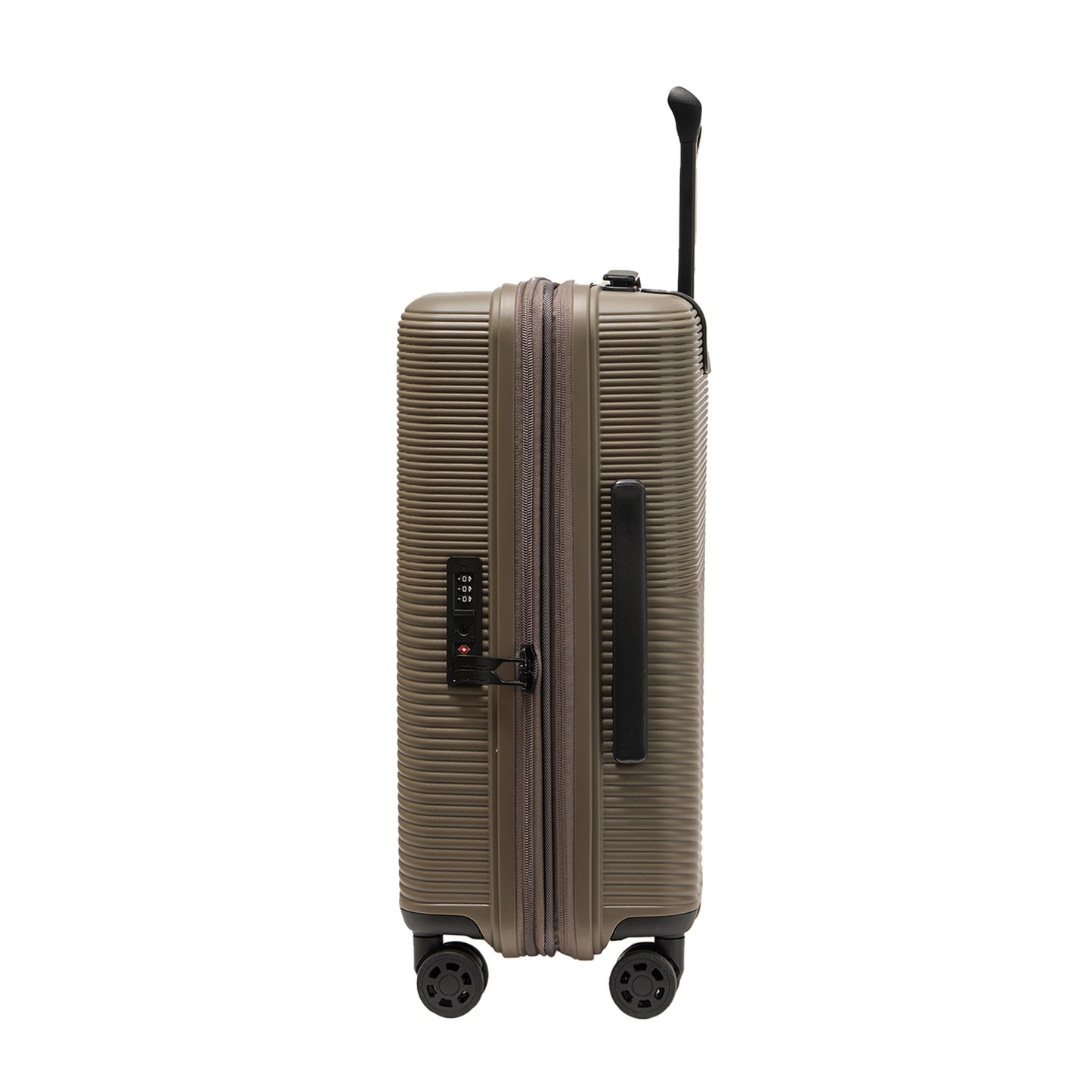 Hush Puppies pearly gold 20 inch cabin suitcase, model 69-4036 hardcase luggage