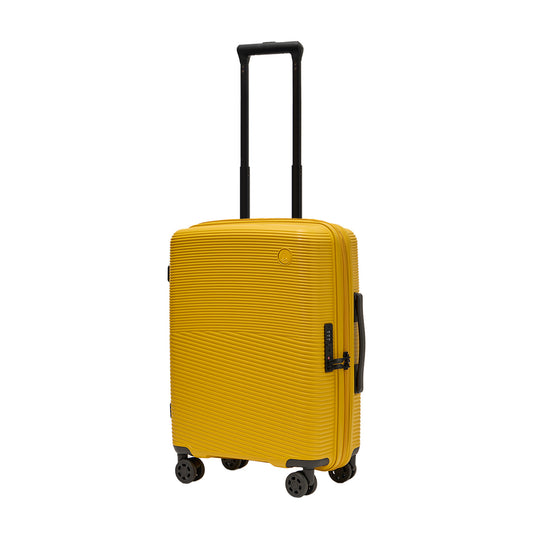 Hush Puppies yellow 20 inch cabin suitcase, model 69-4036 hardcase luggage