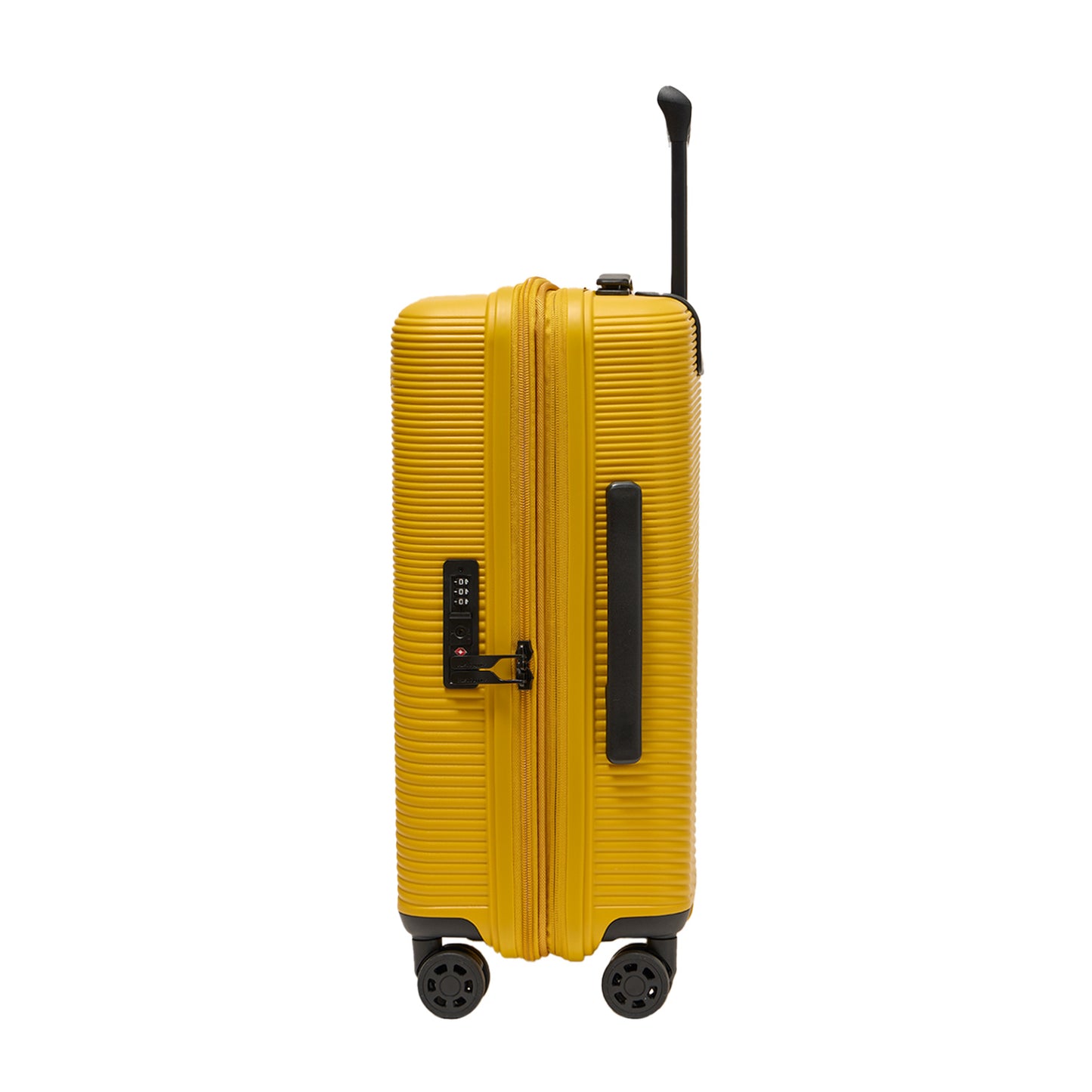 Hush Puppies yellow 20 inch cabin suitcase, model 69-4036 hardcase luggage