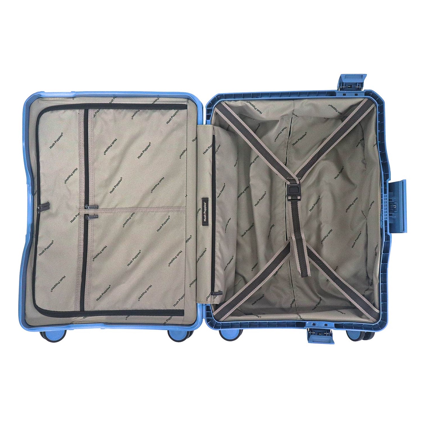 Hush Puppies Luggage 69-4037 20'' Carry on Luggage Blue