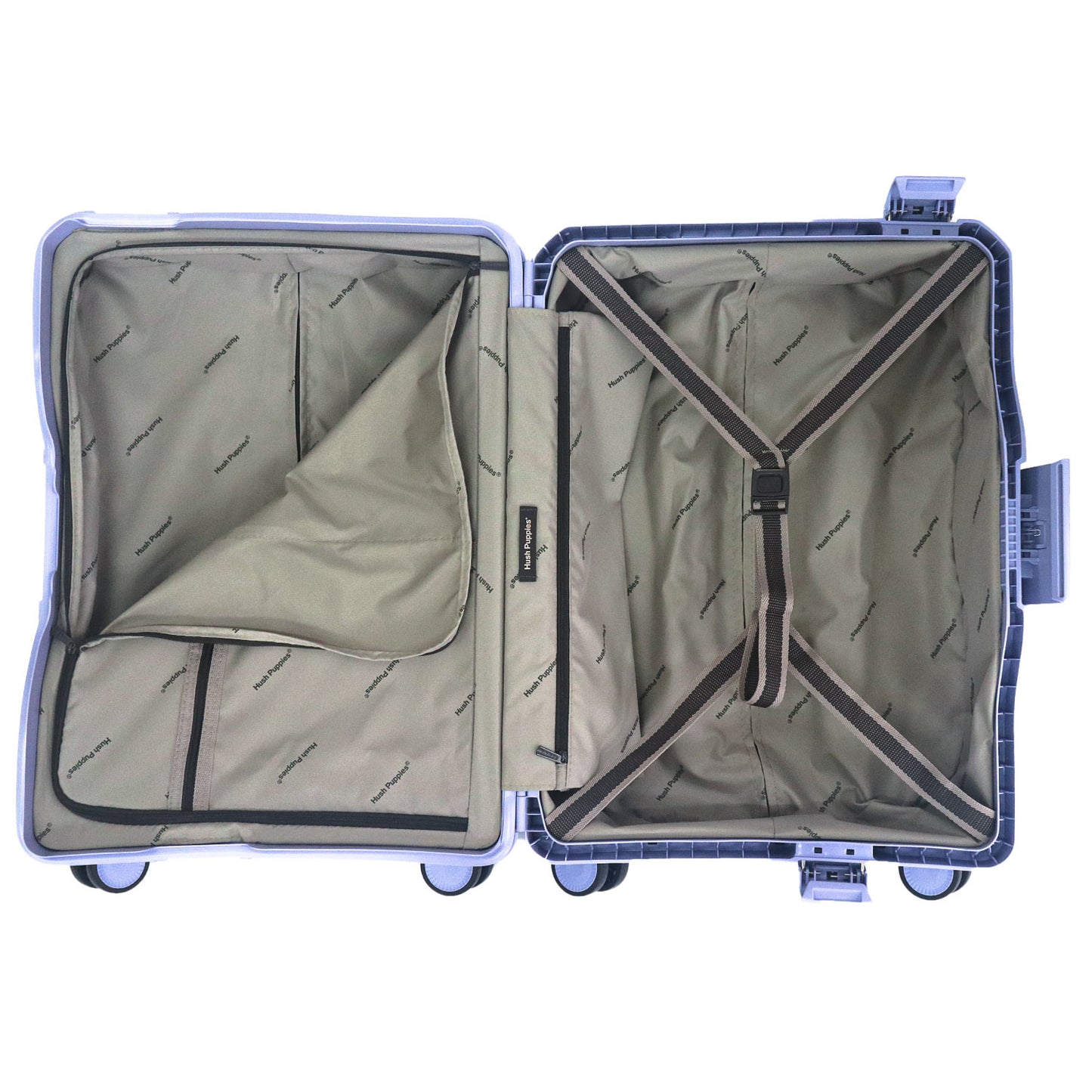Hush Puppies Luggage 69-4037 20'' Carry on Luggage Purple