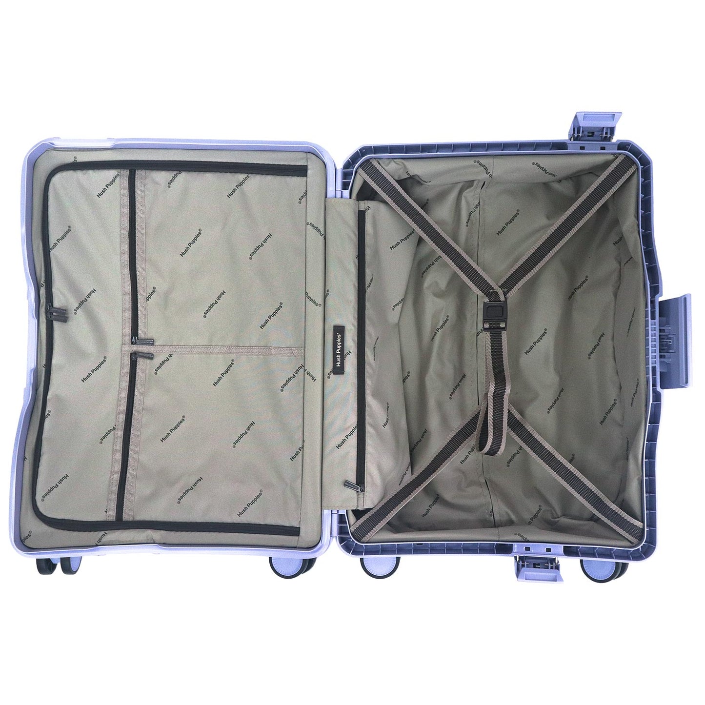 Hush Puppies Luggage 69-4037 20'' Carry on Luggage Purple