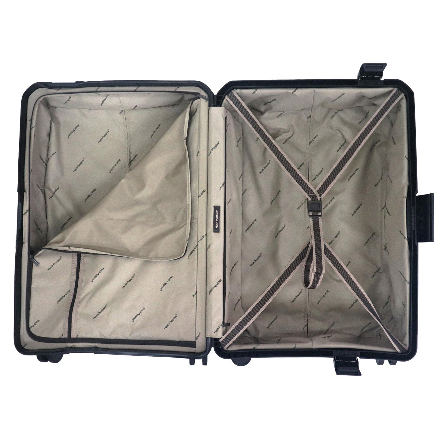 Hush Puppies Luggage 69-4037  24'' Checked In Luggage Black