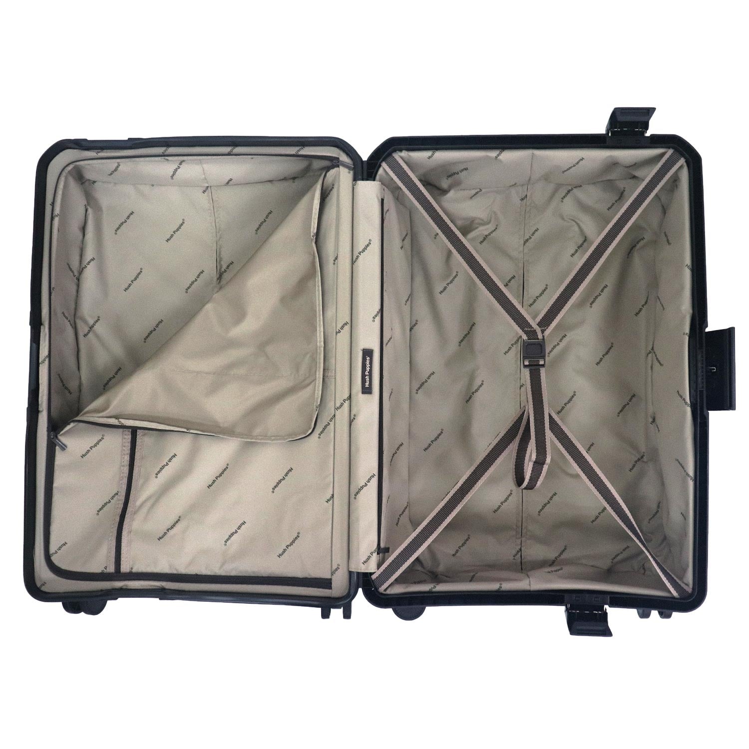 Hush Puppies Luggage 69-4037  24'' Checked In Luggage Black