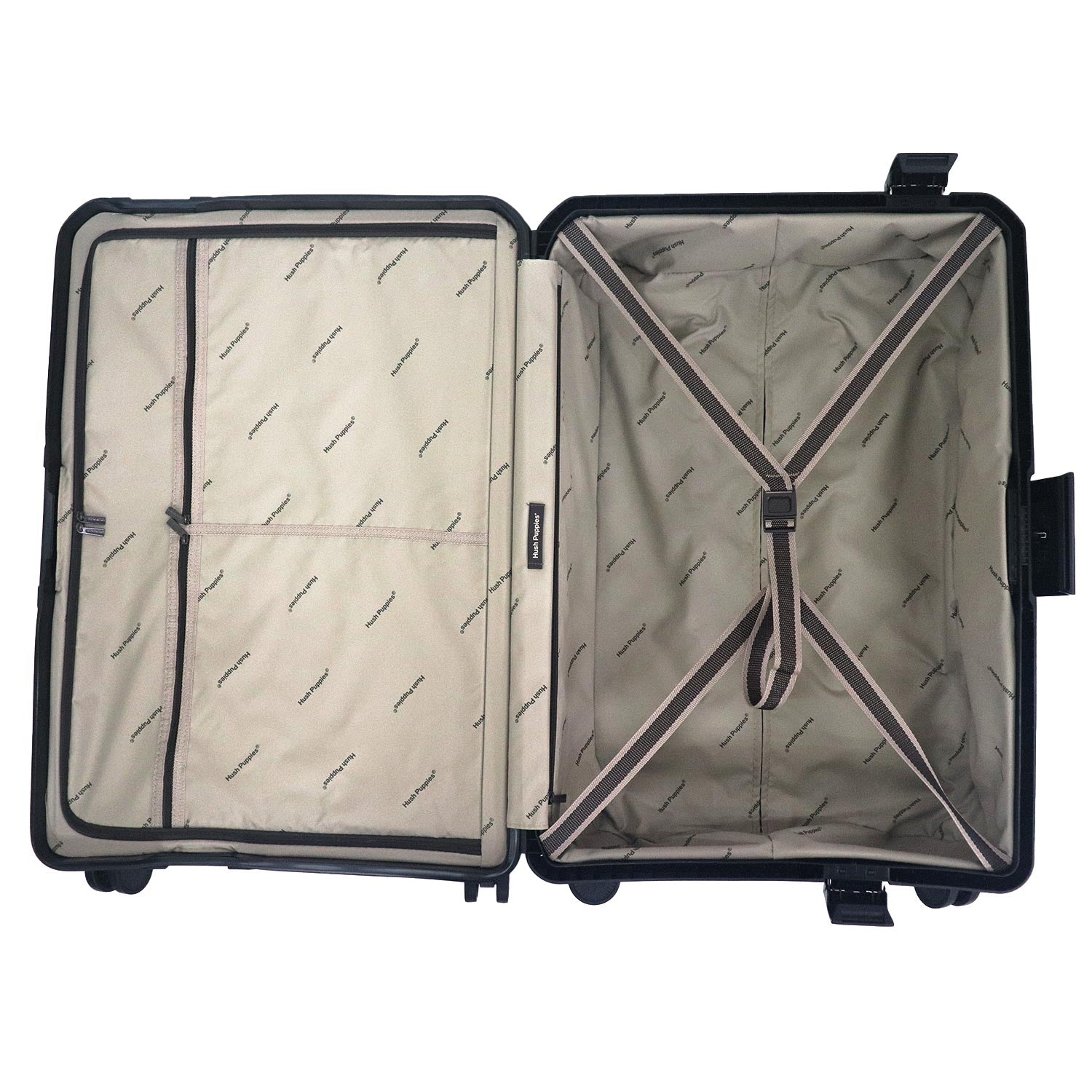 Hush Puppies Luggage 69-4037  24'' Checked In Luggage Black