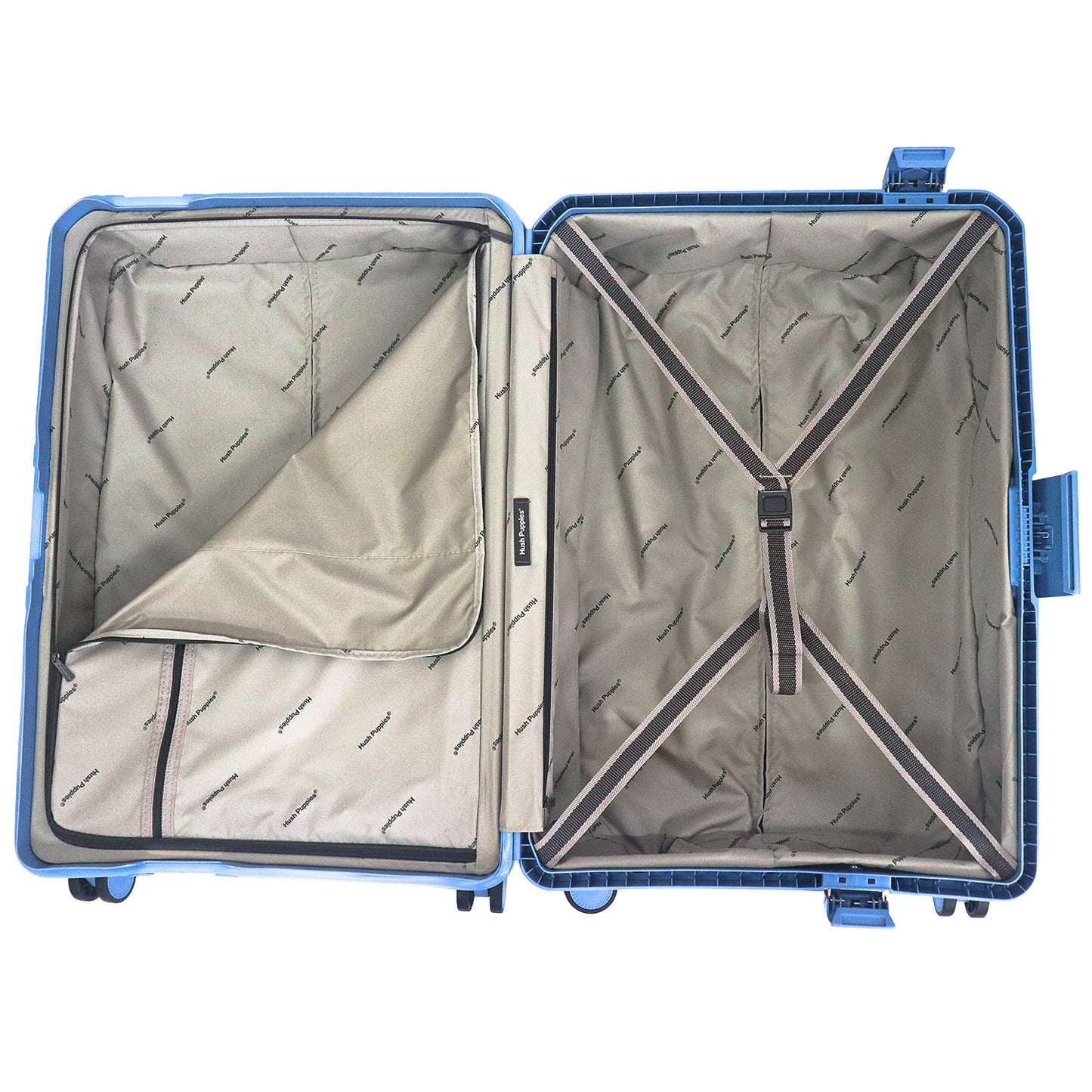 Hush Puppies 69-4037  24'' Checked In Luggage Blue