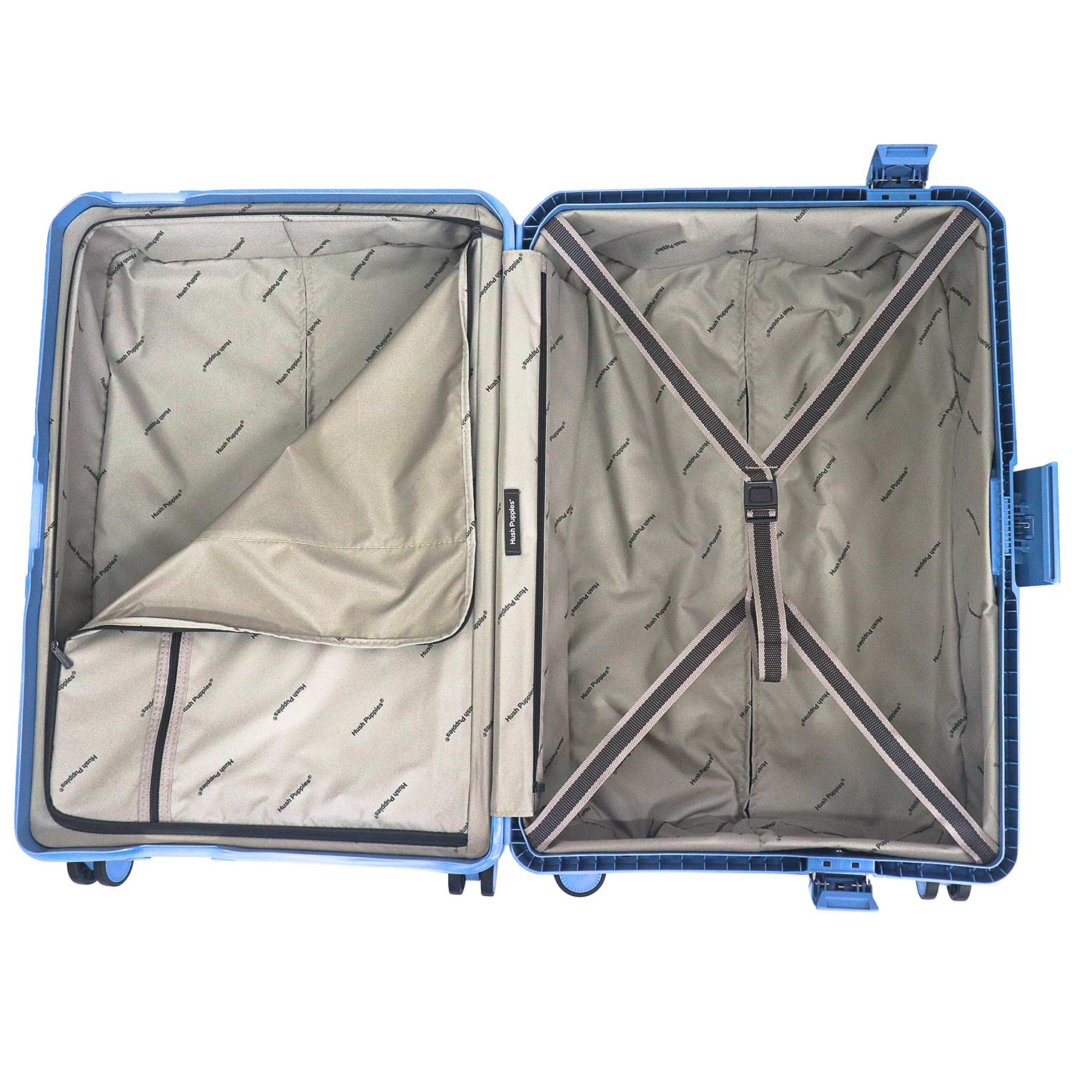 Hush Puppies 69-4037  24'' Checked In Luggage Blue