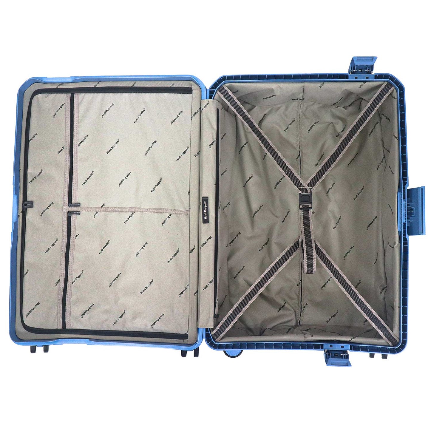 Hush Puppies 69-4037  24'' Checked In Luggage Blue
