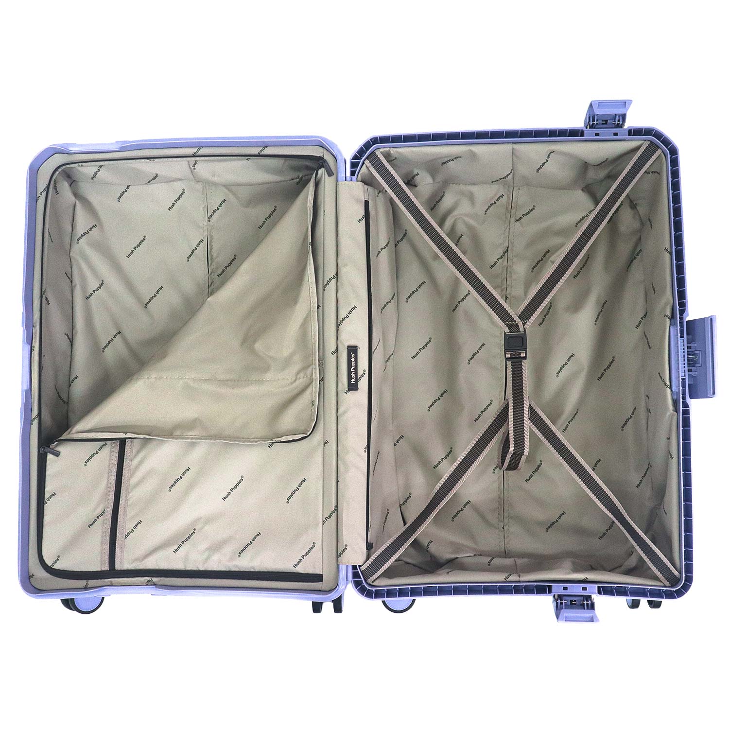 Hush Puppies Luggage 69-4037  24'' Checked In Luggage Purple