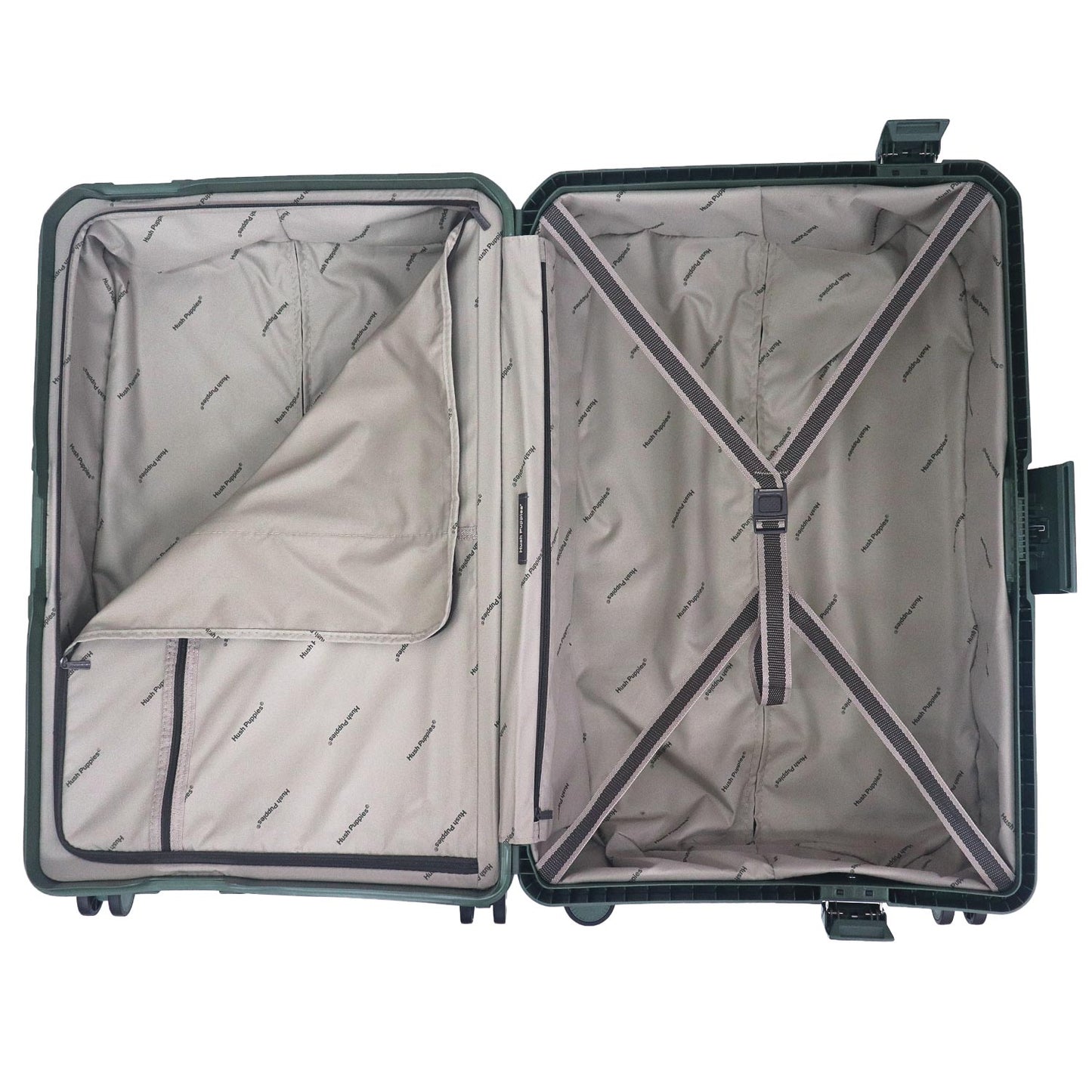 Hush Puppies 69-4037 28'' Checked In Luggage Green