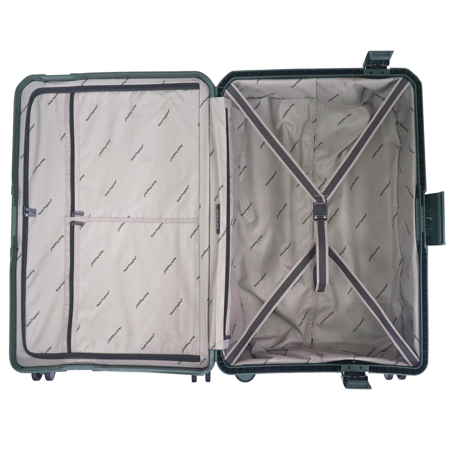Hush Puppies 69-4037 28'' Checked In Luggage Green