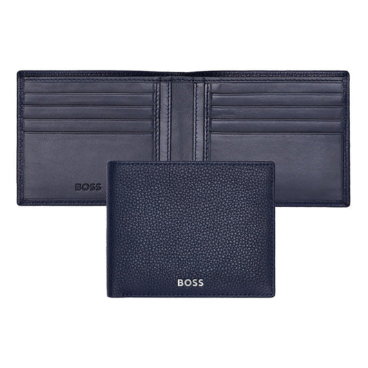 BOSS Ballpoint Pen, Key Ring & Wallet Gift Set (Navy)