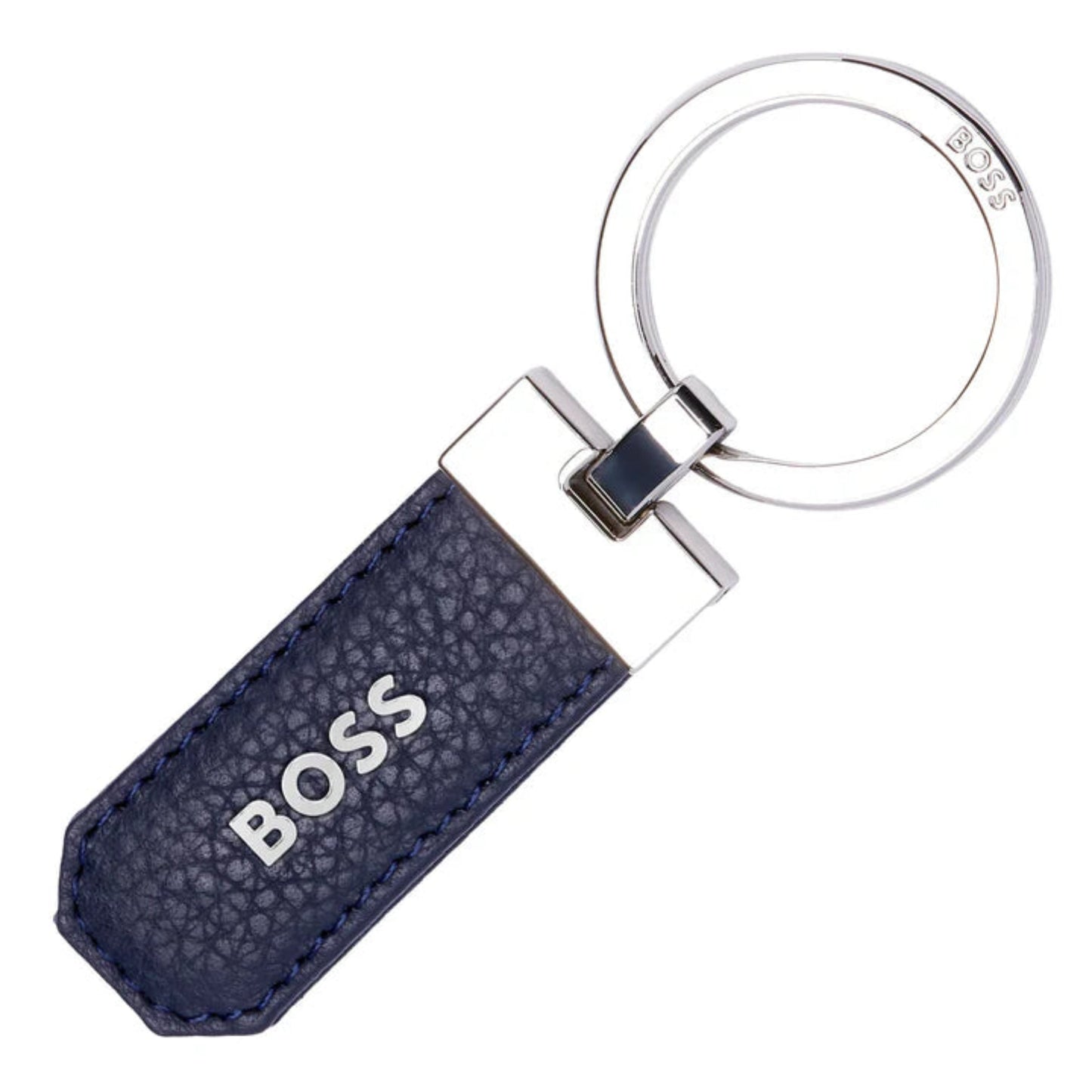 BOSS Classic Grained Key Ring & Card Holder Gift Set
