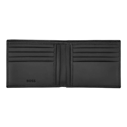 HUGO BOSS HLW526A - Wallet Double B Saffiano Black