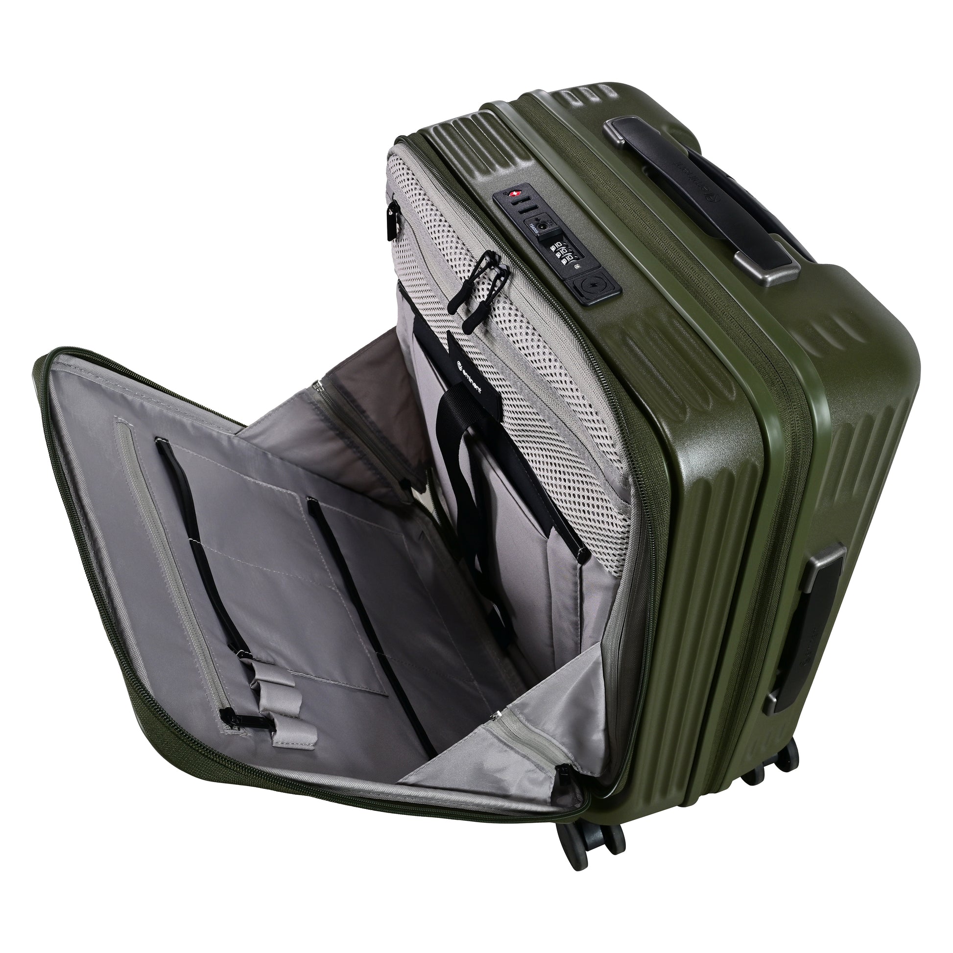 Eminent Alfred KK70 green cabin suitcase