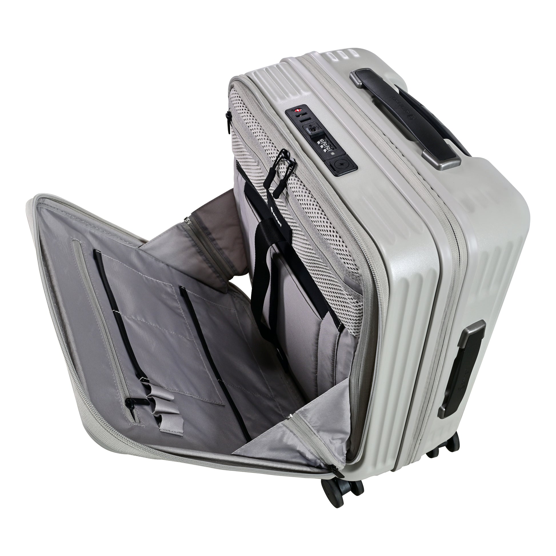 Eminent KK70 Grey, hard-shell cabin  luggage
