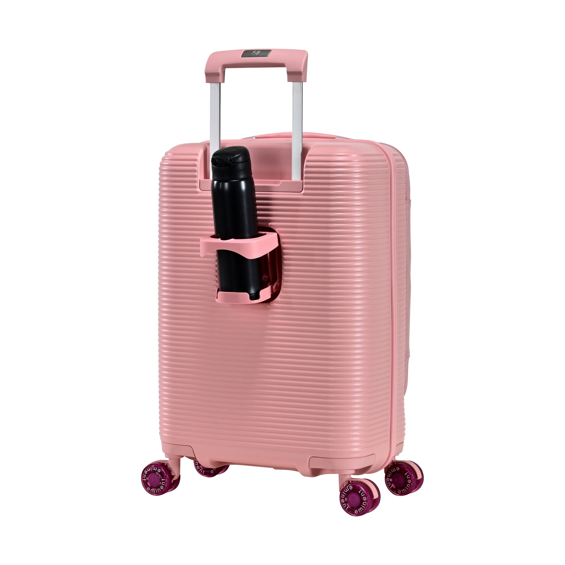 Eminent pink 20 inch cabin suitcase, KK74 funloader hardcase luggage