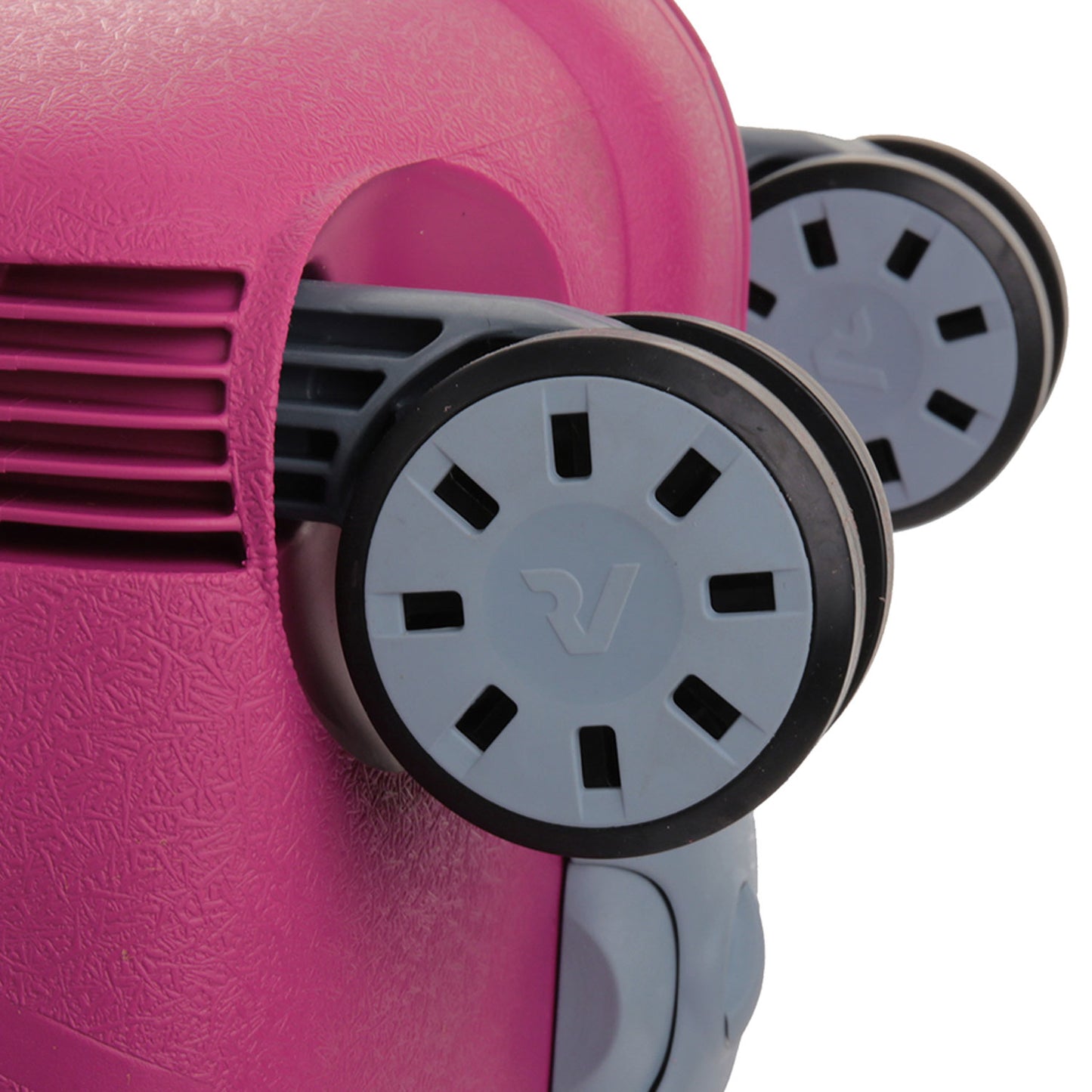 Roncato Light magenta 28 inch checked suitcase, hardcase luggage with TSA lock system