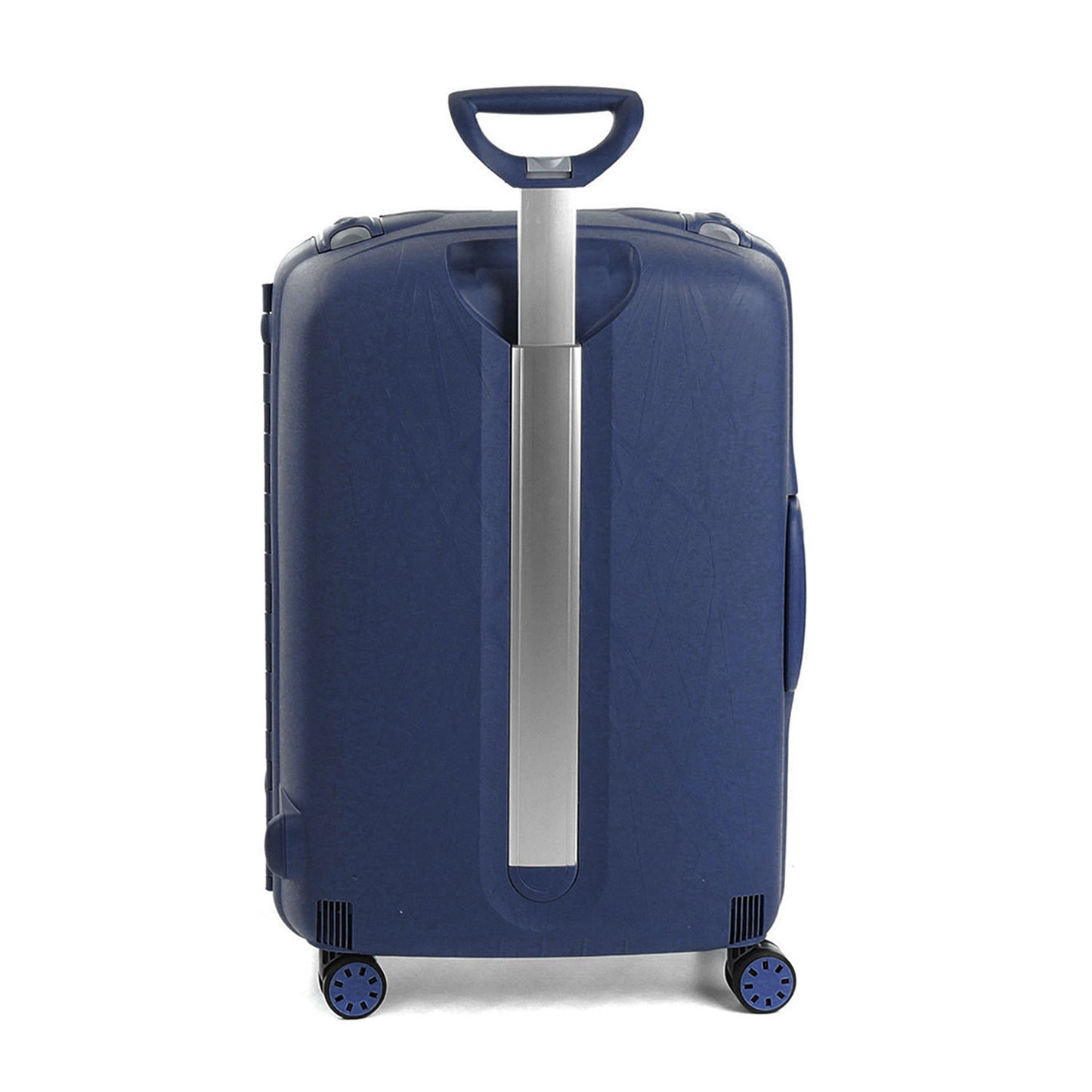 Roncato Light navy 28 inch checked suitcase, hardcase luggage with TSA lock system