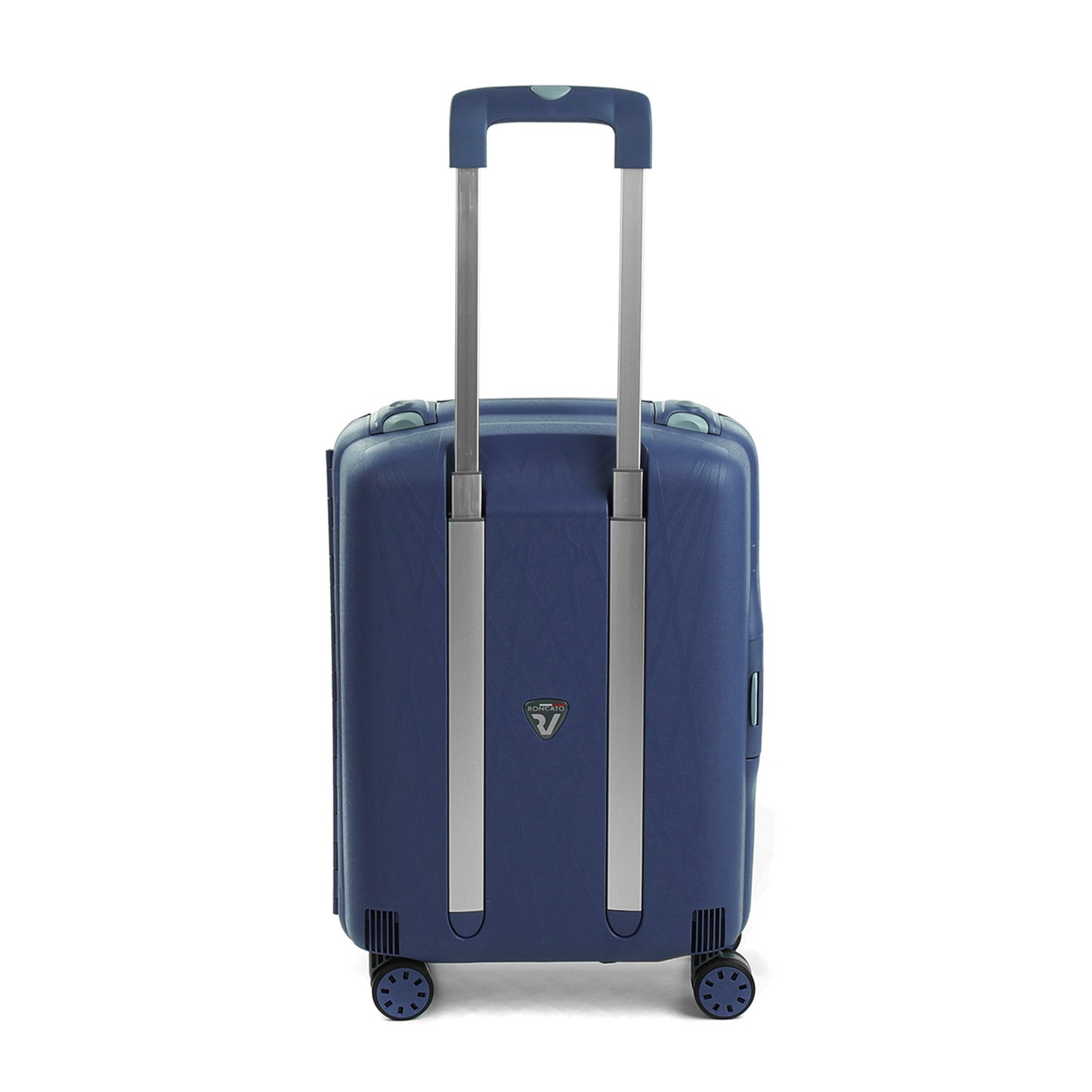 Roncato Light Navy 20 inch cabin suitcase, hardcase carry-on luggage with TSA lock system