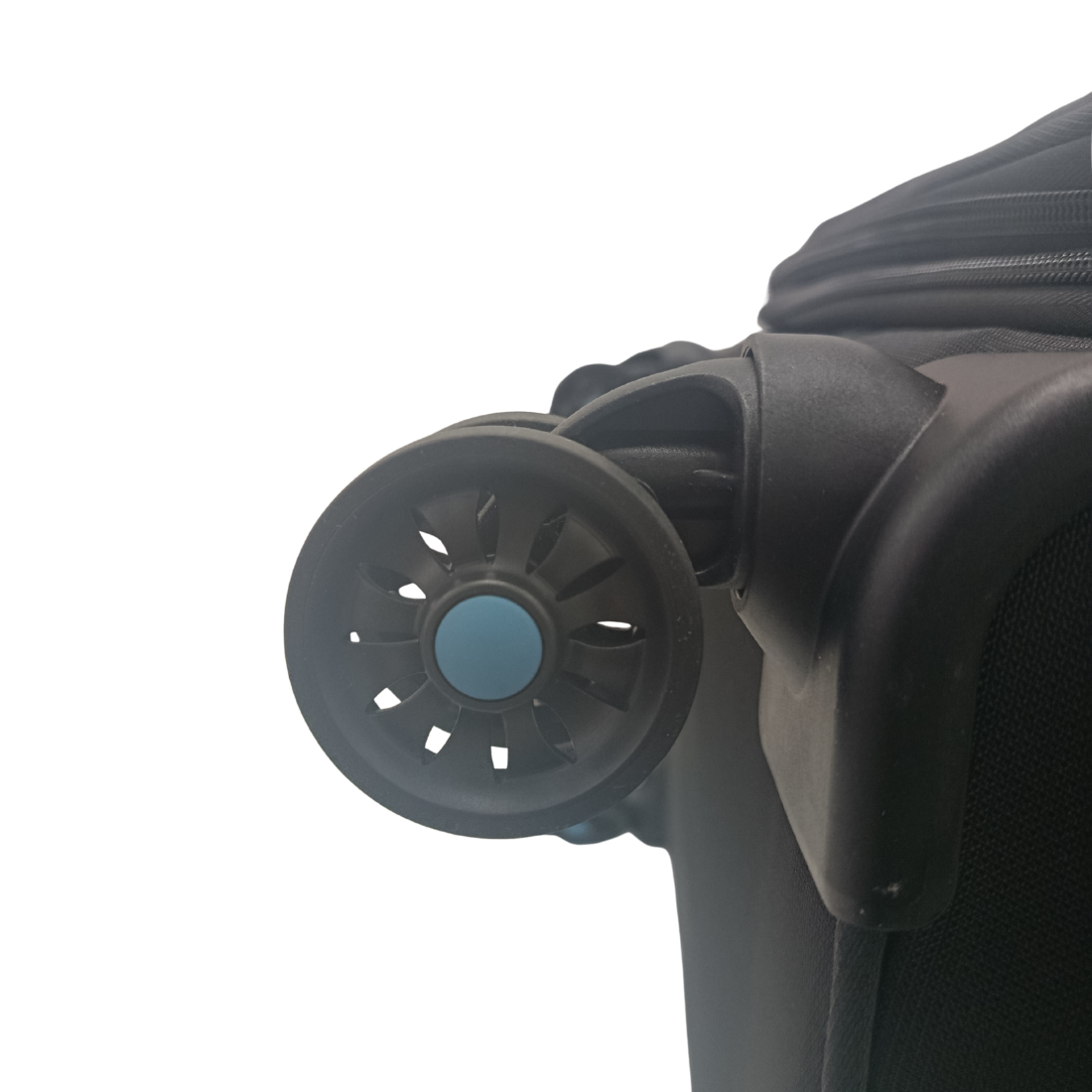 Hush Puppies 69-3149 Montreal Pop lightweight black checked in  luggage suitcase