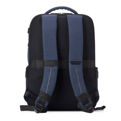 Roncato Clayton Business Backpack with 15.6" Laptop Compartment (Blu Notte)