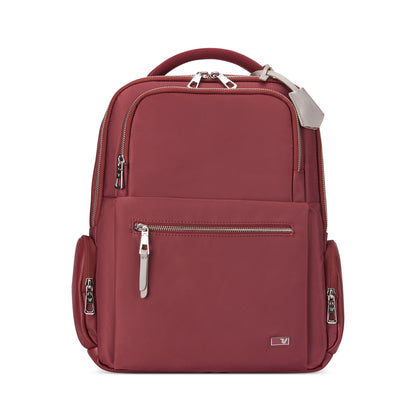 Roncato Woman Biz Business Backpack with 14.1" Laptop Compartment (Bordeaux)