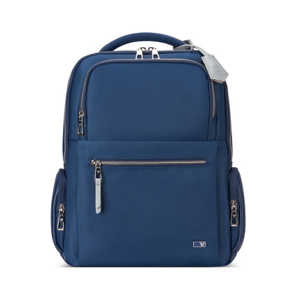 Roncato Woman Biz Business Backpack with 14.1" Laptop Compartment (Blue Notte)