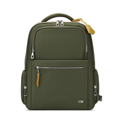 Roncato Woman Biz Business Backpack with 14.1" Laptop Compartment (Hunter Green)