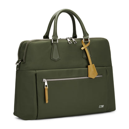 Roncato Woman Biz Slim Work Bag with 1 Compartment (Hunter Green)